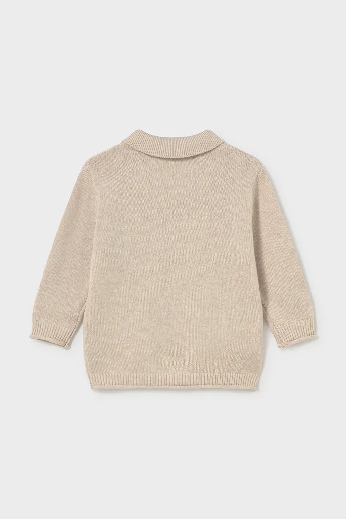 Mayoral svetr dětský s příměsí vlny 2376.3A.Baby.9BY2 béžová AW26