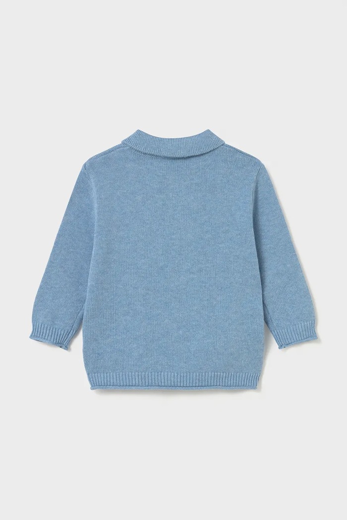Mayoral sveter detský s prímesou vlny 2376.3A.Baby.9BY2 modrá AW26