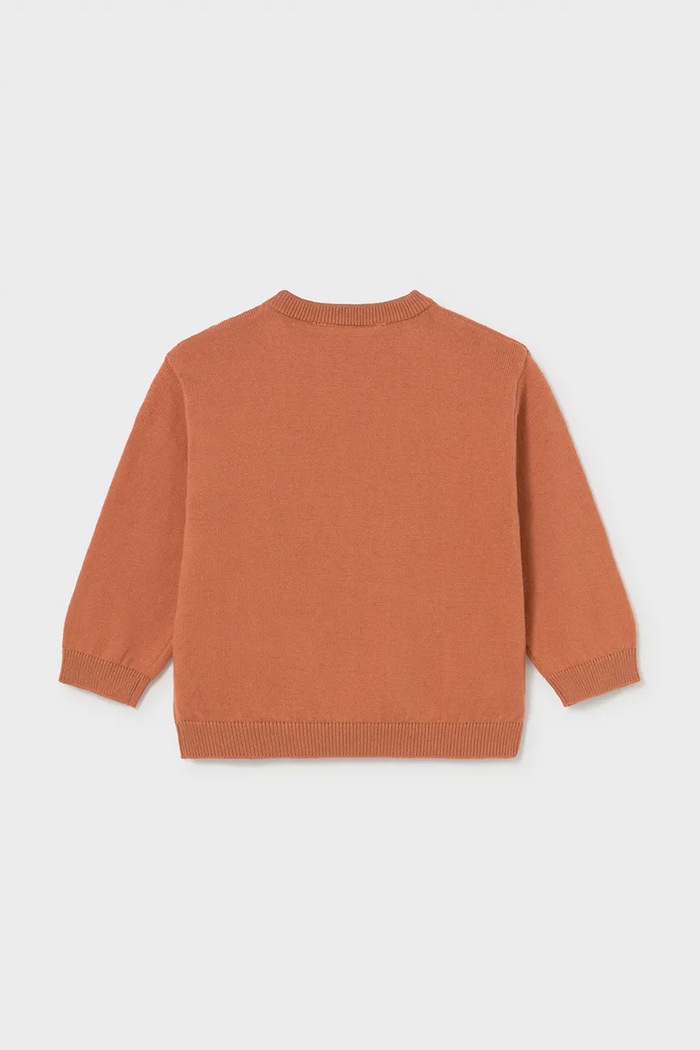 Mayoral свитер для детей с хлопком 2372.3C.Baby.9BY2 оранжевый AW26