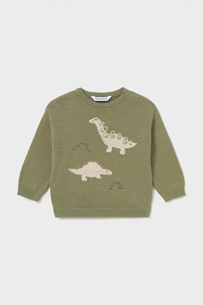Mayoral Sweter niemowlęcy zielony 2371.3B.Baby.9BY2