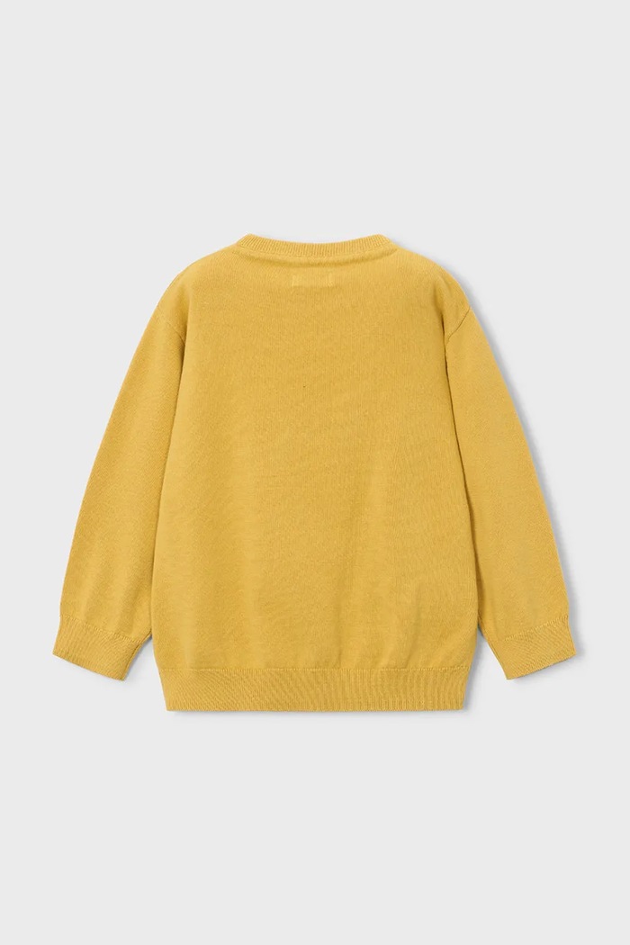 Mayoral pulover za djecu od pamuka 323.5E.Mini.9BY2 zlatna AW26
