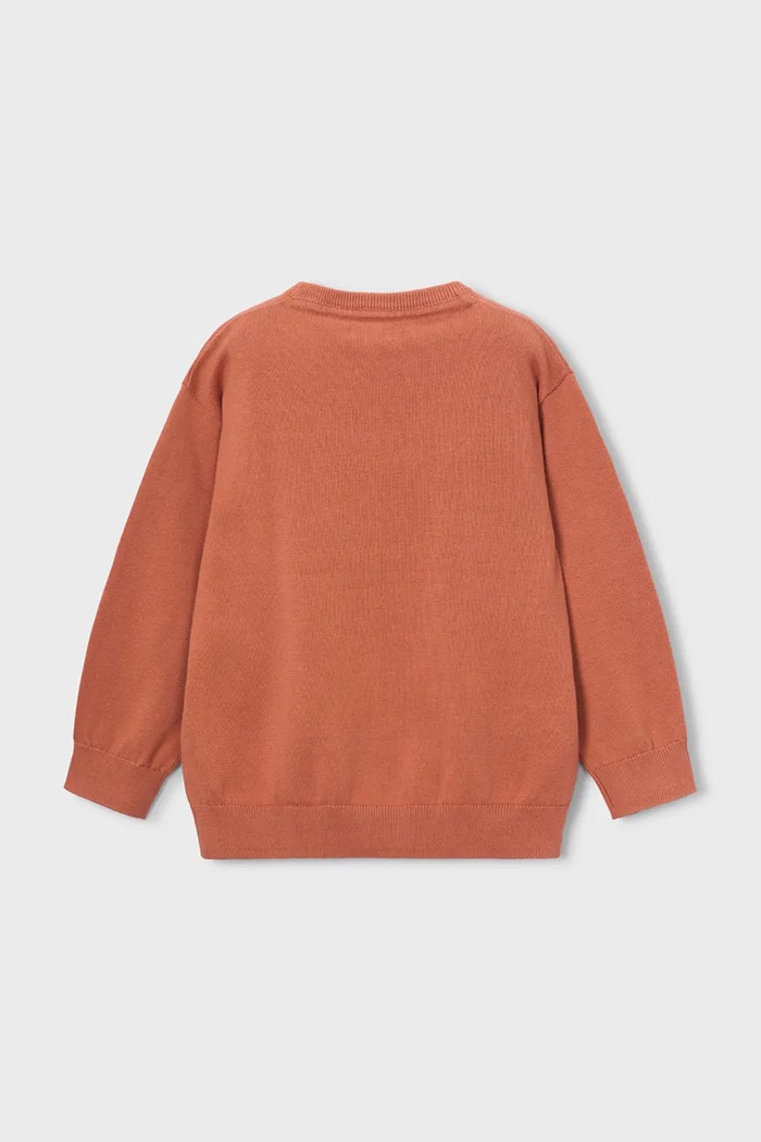 Mayoral pulover za djecu od pamuka 323.5E.Mini.9BY2 narančasta AW26