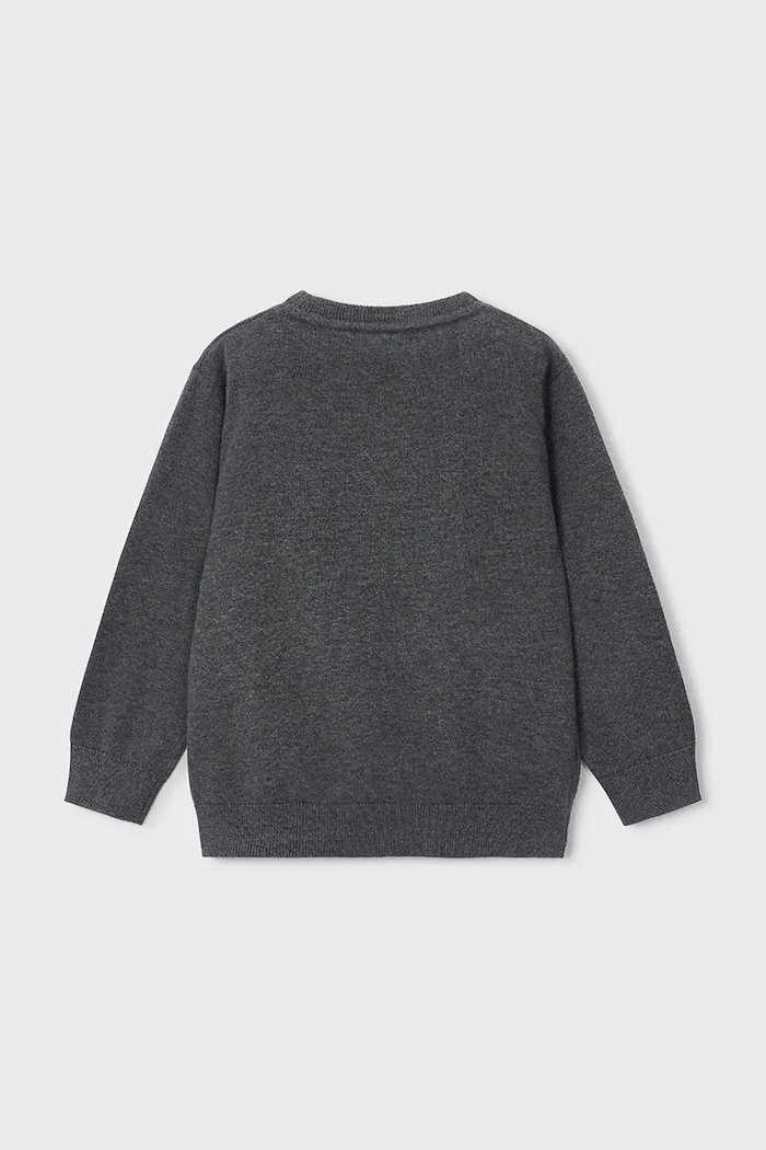 Mayoral свитер для детей из хлопка 323.5E.Mini.9BY2 чёрный AW26