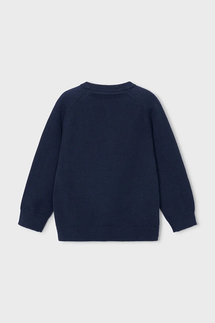 Mayoral светр дитячий з бавовною 311.5H.Mini.9BY2 темно-синій AW26