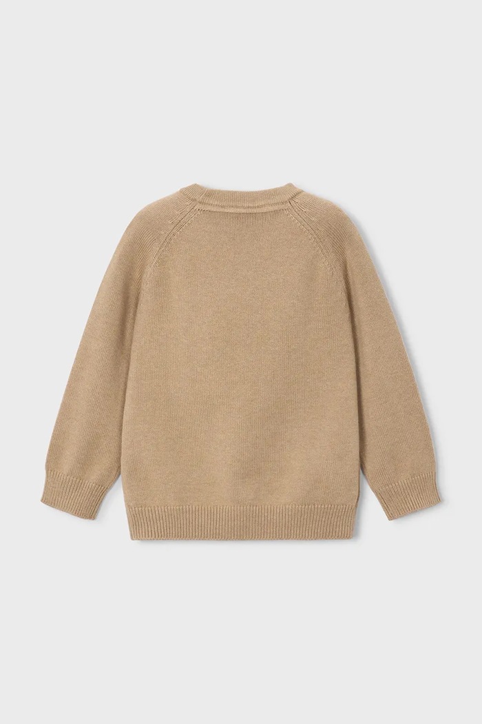 Mayoral свитер для детей с хлопком 311.5H.Mini.9BY2 бежевый AW26
