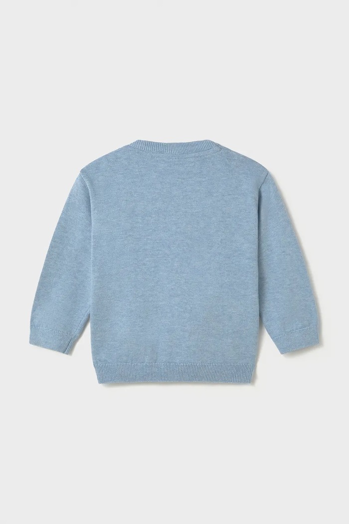 Mayoral pulover za djecu od pamuka 309.3B.Baby.9BY2 plava AW26