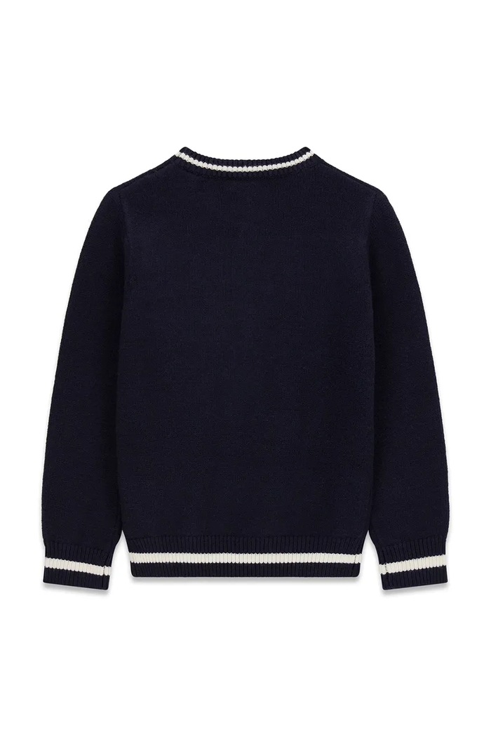 Guess sweter dziecięcy N6YR06.Z0903.9BY2 granatowy AW26