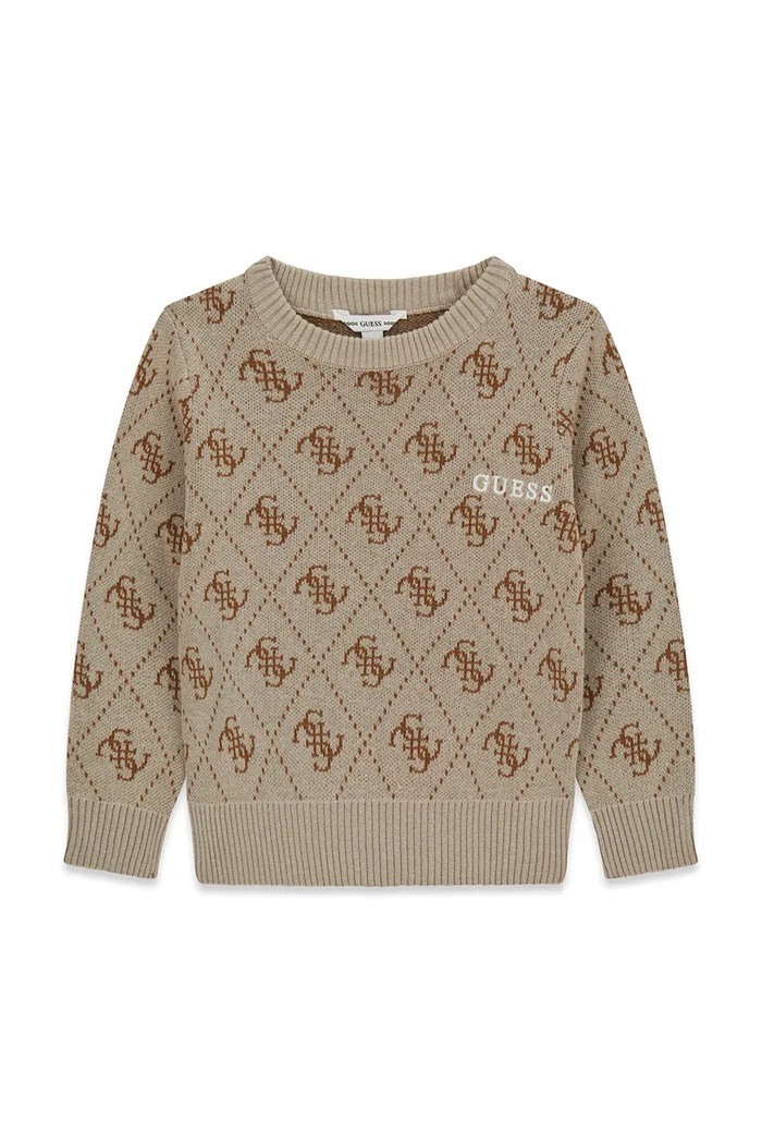Guess sweter dziecięcy beżowy N6YR05.Z0902.9BY2