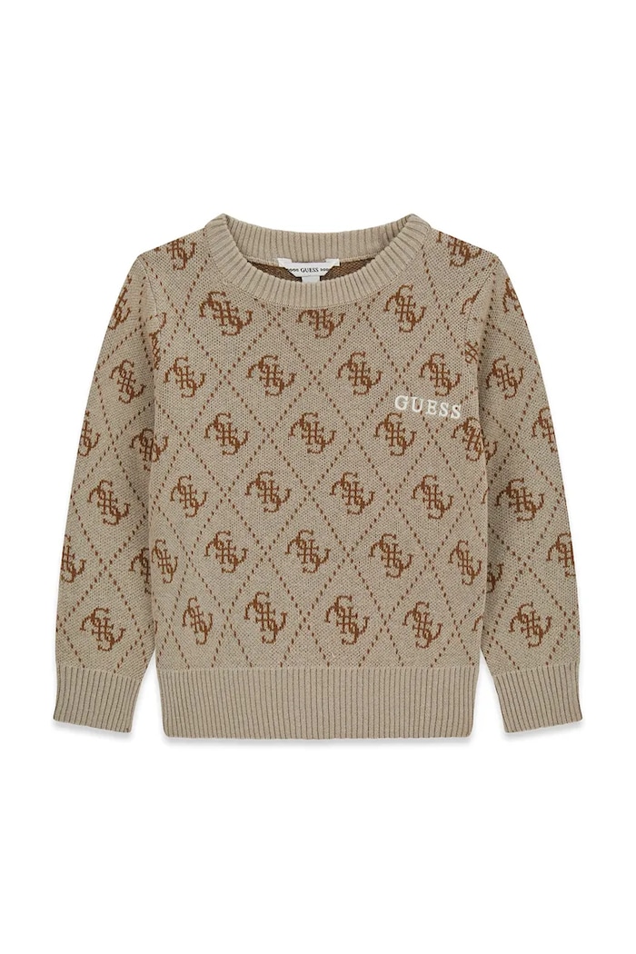 Guess sweter dziecięcy beżowy N6YR05.Z0902.9BY2