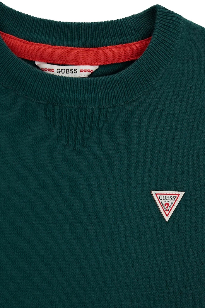 Chłopiec Guess sweter dziecięcy z bawełną L0YR03.Z2VV0.9BY2 granatowy