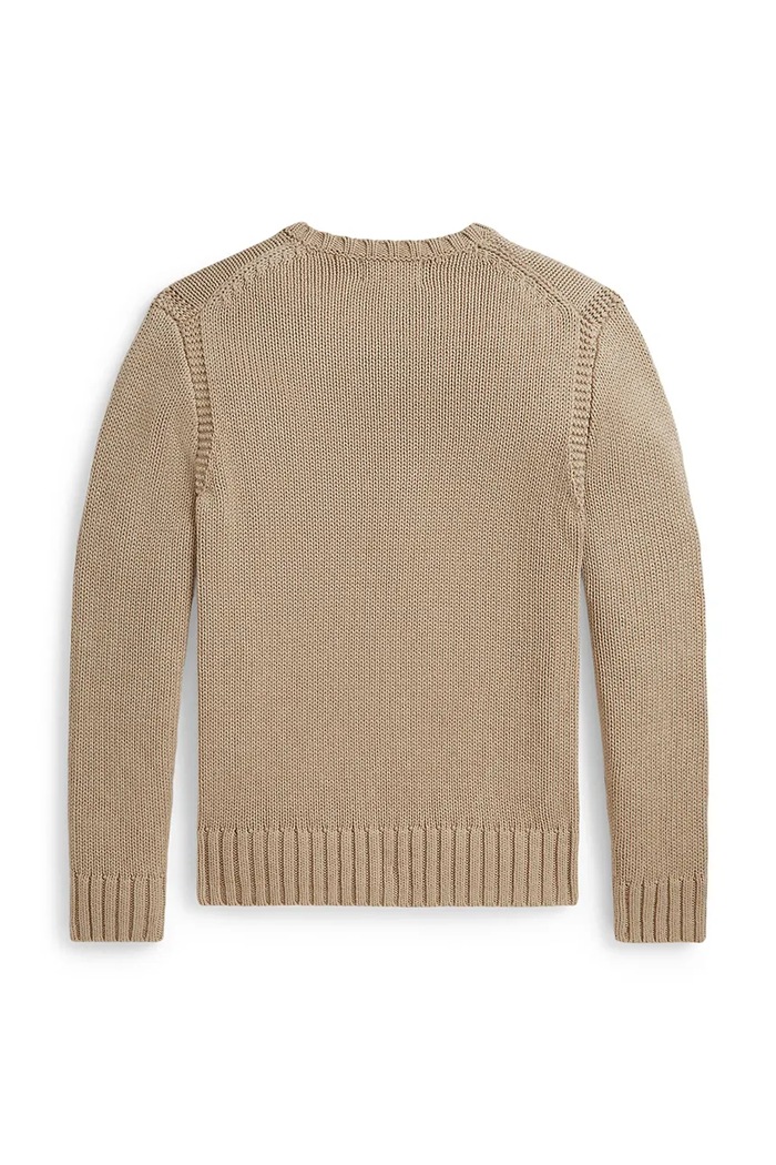 Polo Ralph Lauren sveter detský bavlnený 323B18575001 béžová AW26