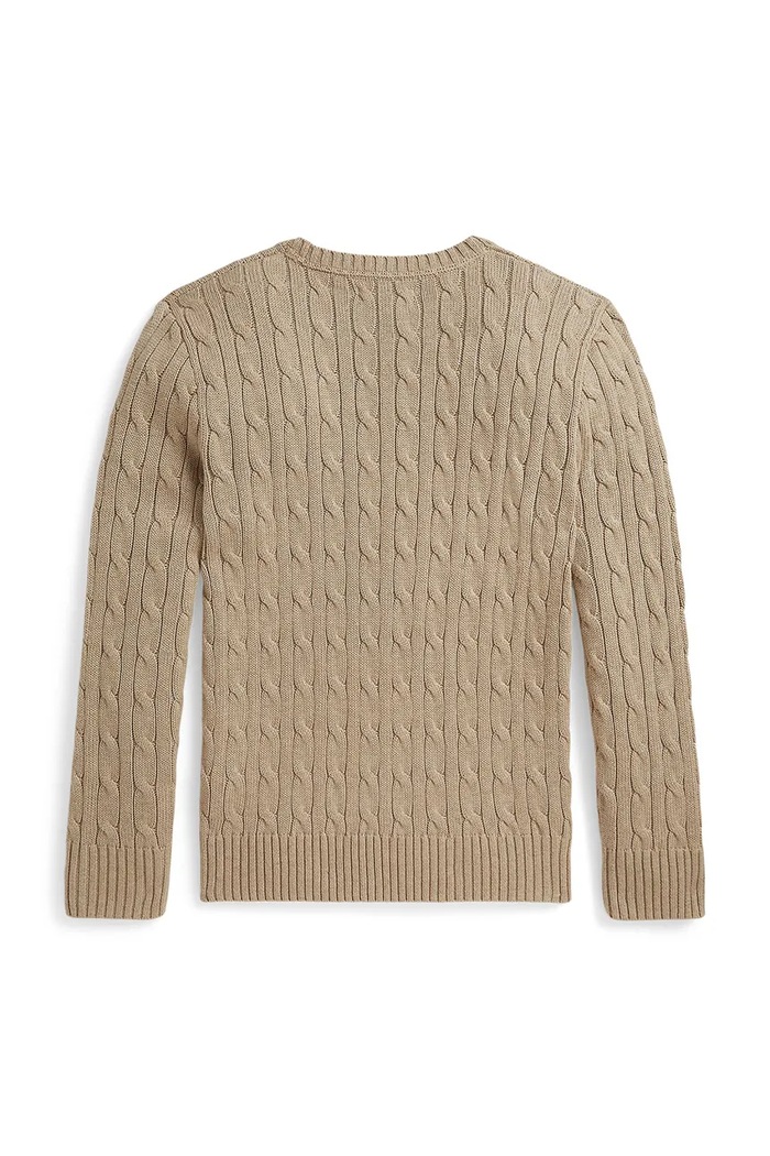 Polo Ralph Lauren sveter detský bavlnený 323702674513 béžová AW26