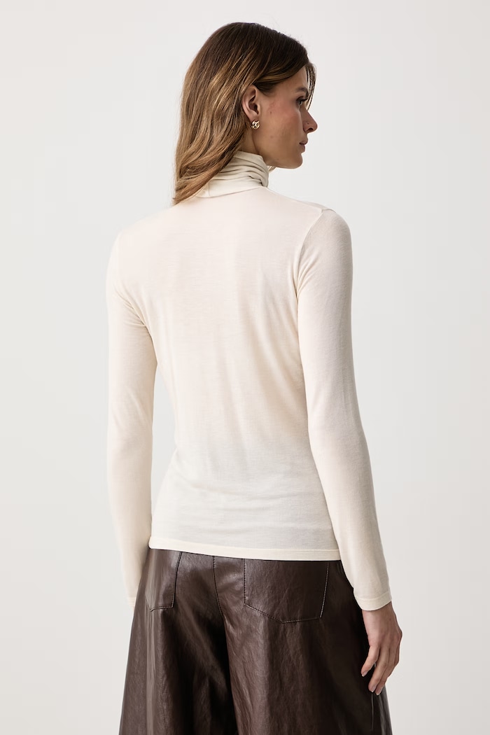 Odzież Haveone Longsleeve damski z wiskozą MJS.R119 beżowy