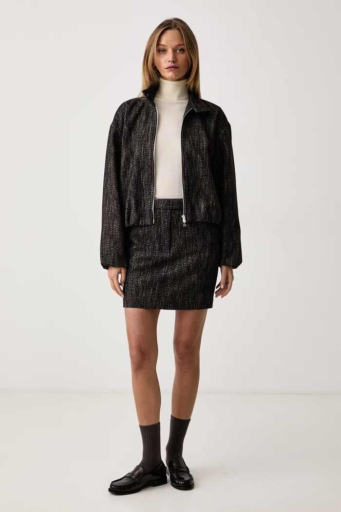 Officine Generale Ζιβάγκο γυναικείο με μαλλί MELI W26WKNT319 μπεζ AW26