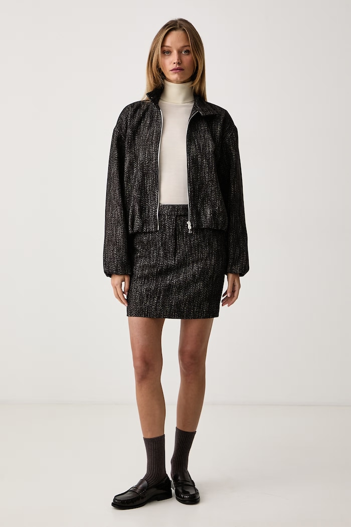 Officine Generale Ζιβάγκο γυναικείο με μαλλί MELI W26WKNT319 μπεζ AW26