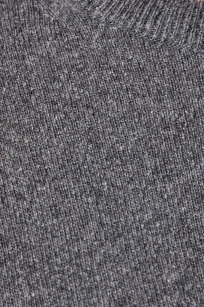 Sweter damski z kaszmirem Haveone szary MNC.R092