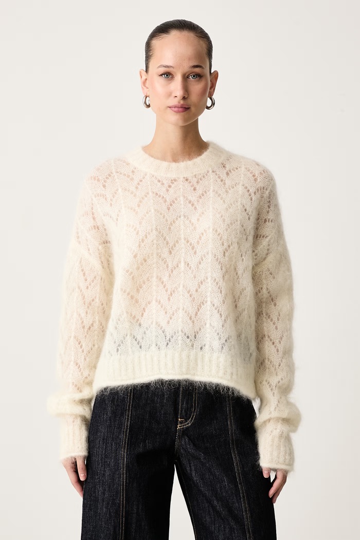 ViCOLO Sweter damski z wełną beżowy 3AC3004