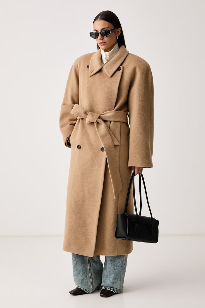 ViCOLO Sweter damski wełniany 7AC7073 beżowy AW26