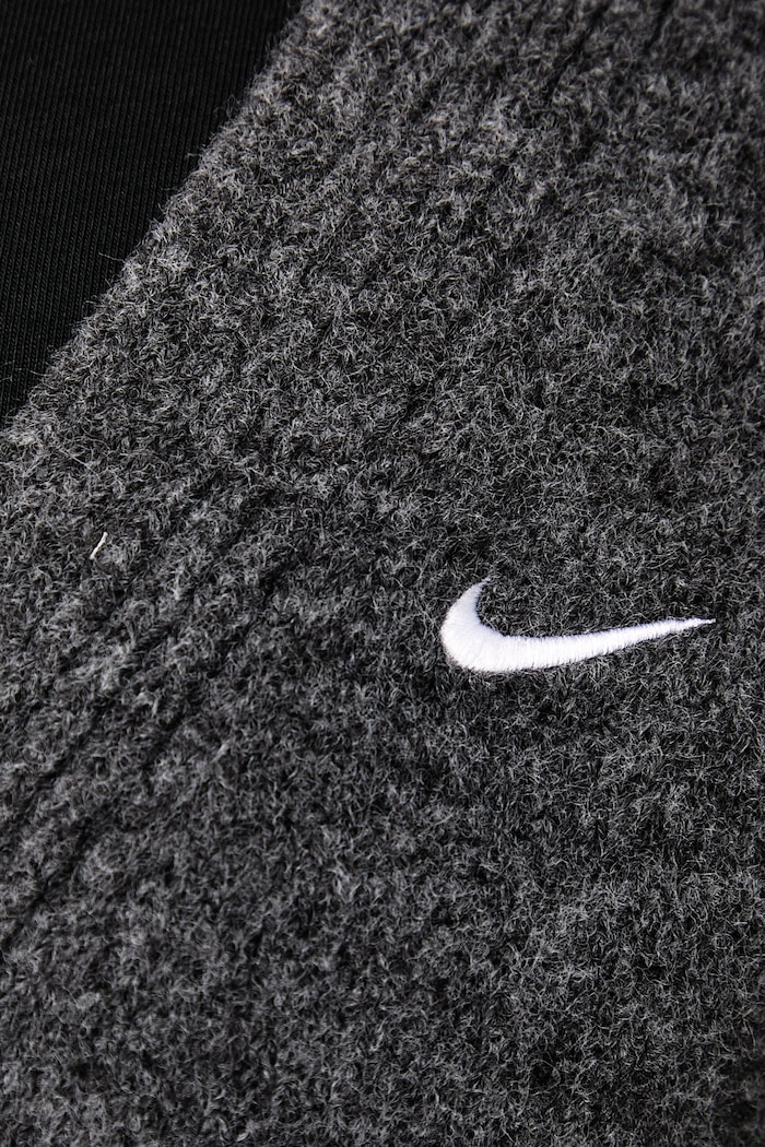 Kardigan ženski z dodatkom volne Chill Knit Nike Sportswear siva IM5513.032