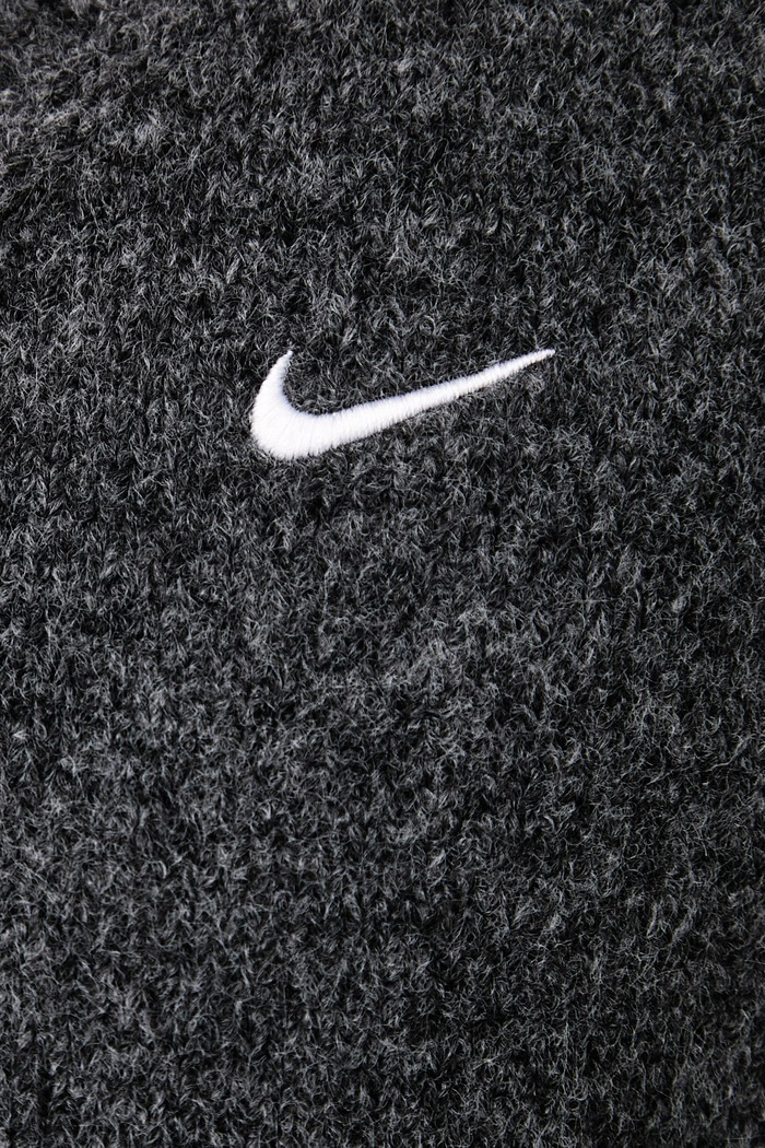 Sweter damski z dodatkiem wełny Chill Knit Nike Sportswear szary IM5515.032