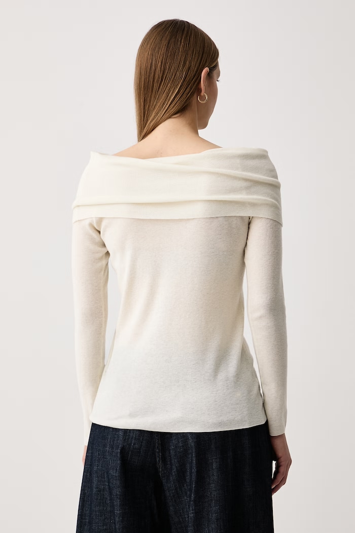 Odzież Mos Mosh Sweter damski wełniany 183610 beżowy