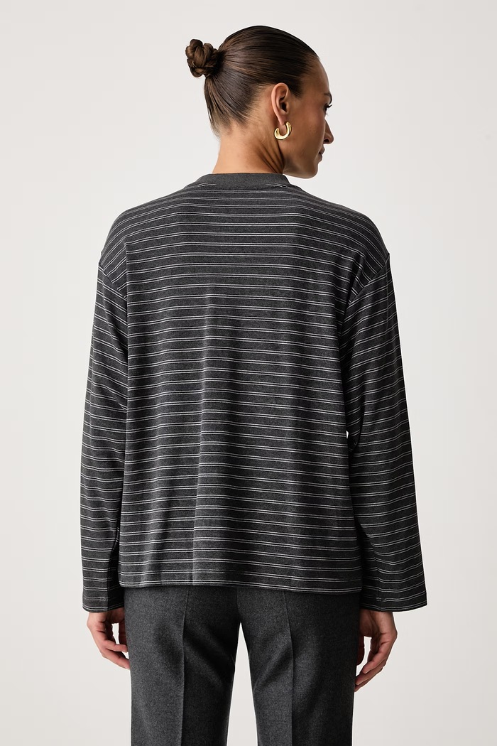 Odzież Eleh Longsleeve damski z wiskozą EFW260048 szary