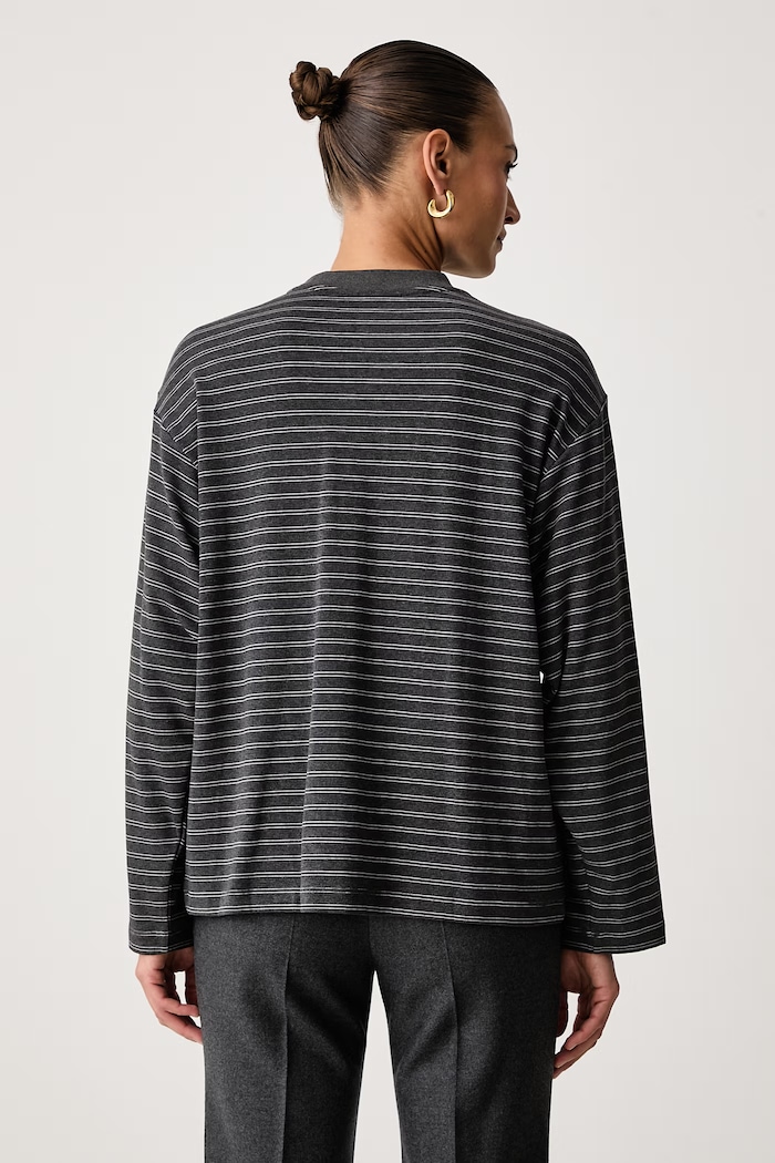 Odzież Eleh Longsleeve damski z wiskozą EFW260048 szary