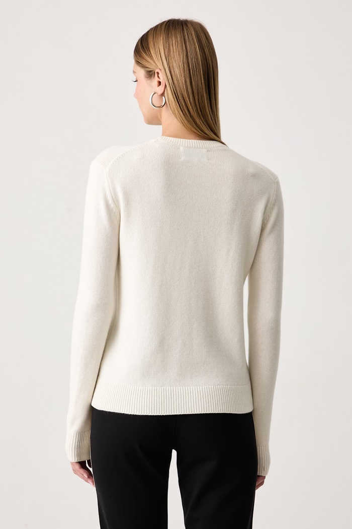 Odzież MC2 Saint Barth Sweter damski z wełną QUE0030 beżowy