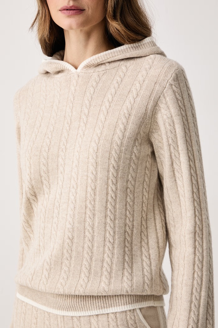 Sweter damski wełniany MC2 Saint Barth LRNT001 beżowy