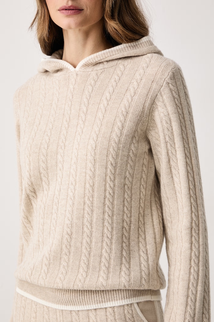 Sweter damski wełniany MC2 Saint Barth LRNT001 beżowy