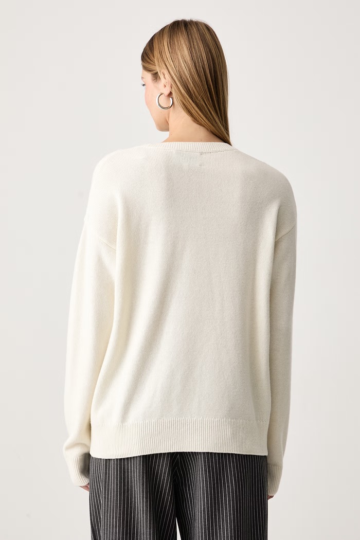 Odzież MC2 Saint Barth Sweter damski z wełną TESS001 beżowy