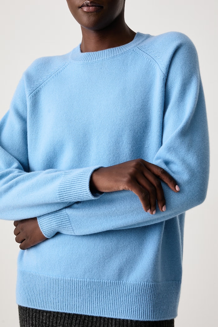 Sweter damski wełniany MC2 Saint Barth DELP001 niebieski