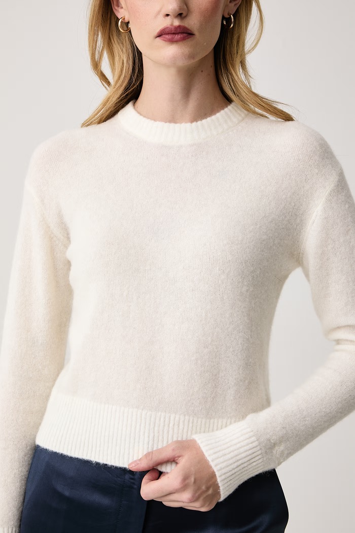 Sweter damski z wełną MC2 Saint Barth CIL0001 beżowy
