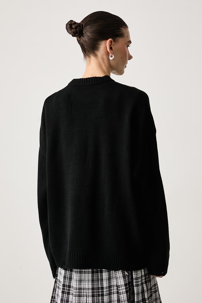 Odzież The Ragged Priest Sweter damski RPAW261078KW czarny