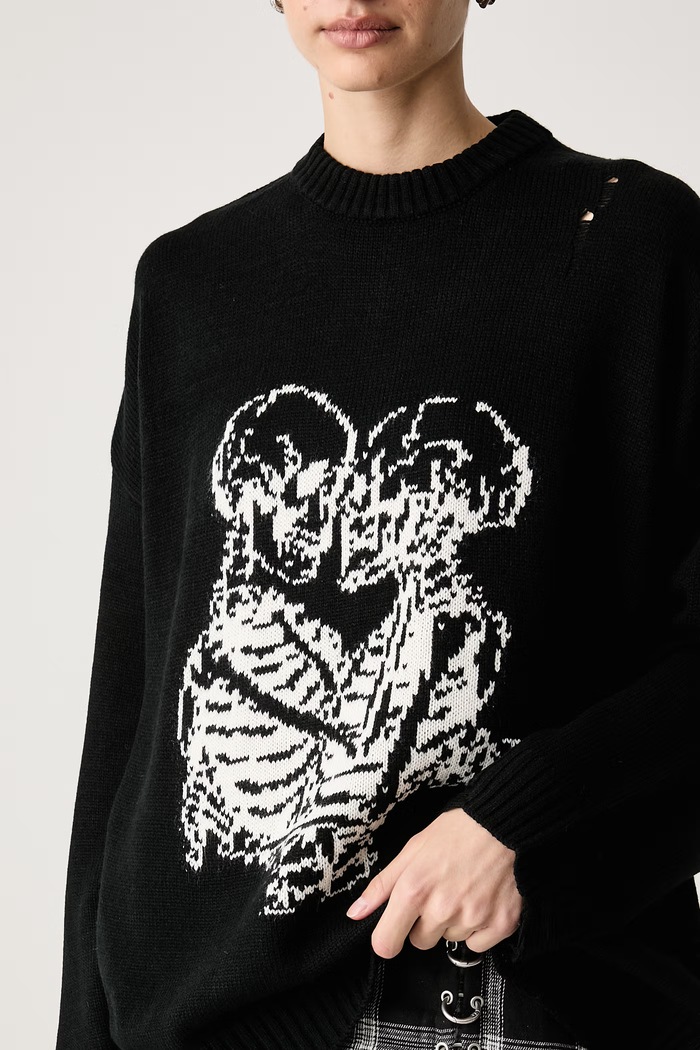 Sweter damski The Ragged Priest RPAW261078KW czarny