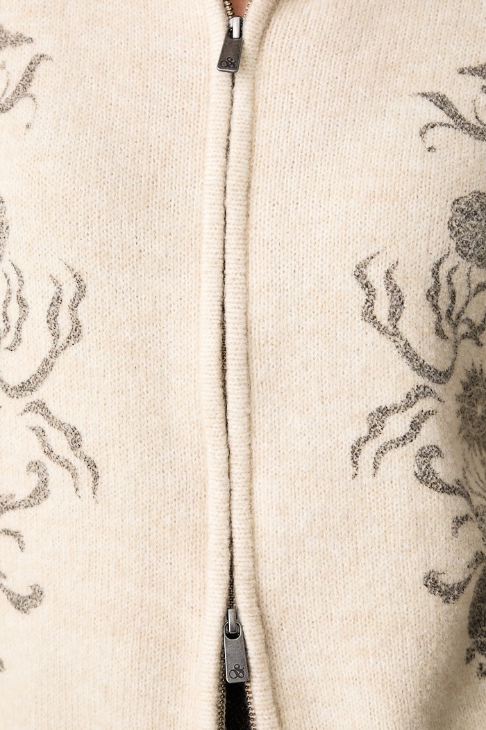 Scotch & Soda Sweter rozpinany damski z wełną U9B01785T