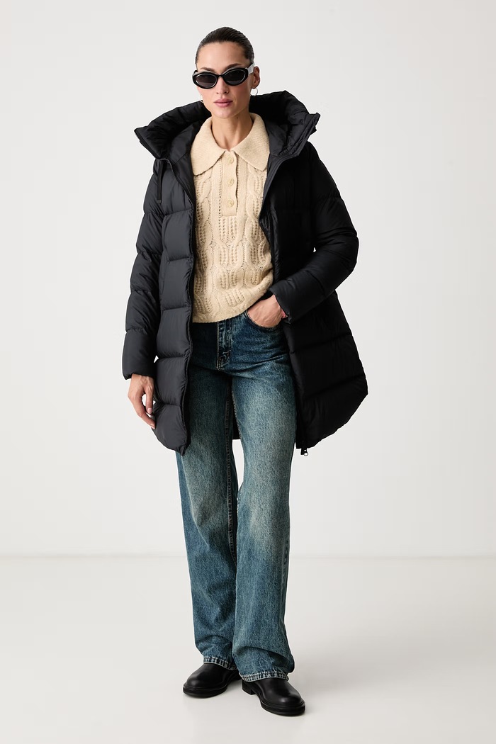Scotch & Soda Sweter damski z dodatkiem wełny U9B01777T beżowy AW26