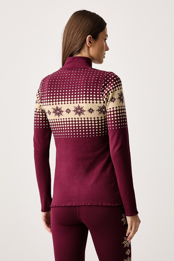 Odzież Newland Sweter damski Altaris N46906.305 bordowy