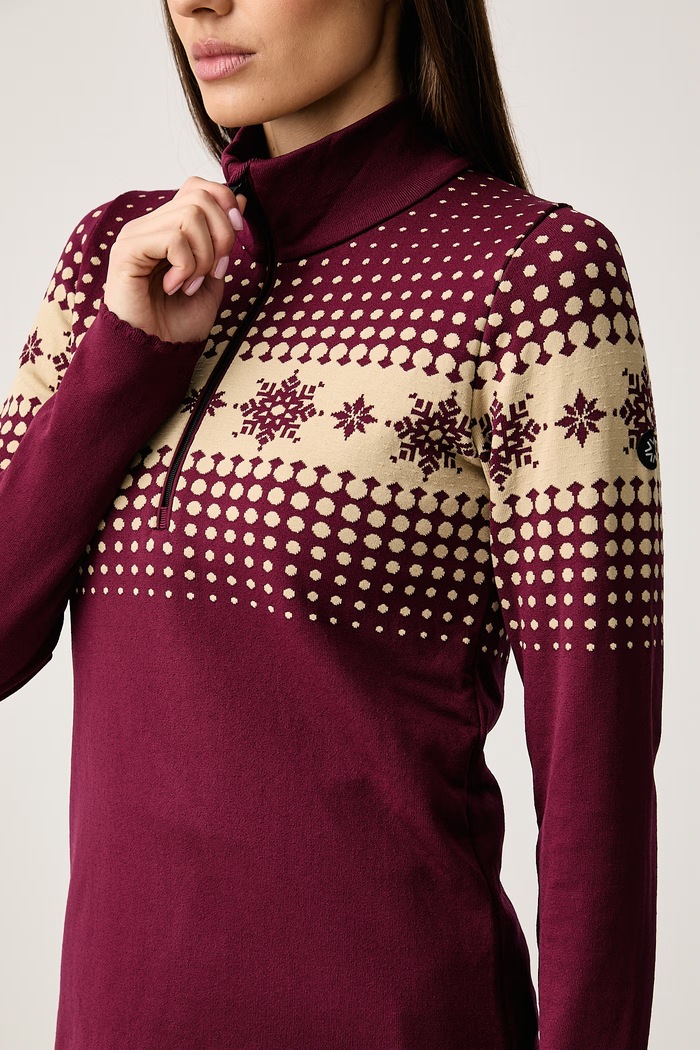 Sweter damski Altaris Newland N46906.305 bordowy