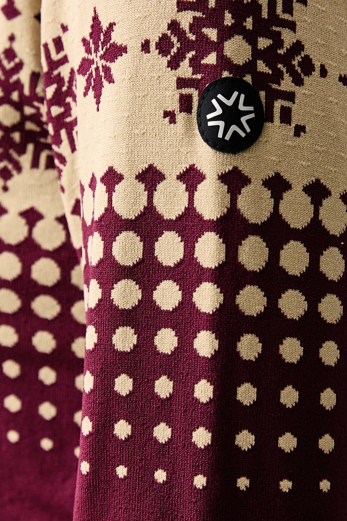 Sweter damski Altaris Newland bordowy N46906.305