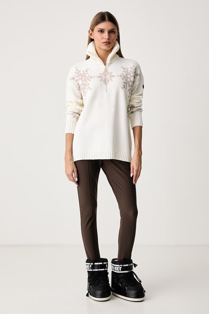 Newland Sweter damski z wełną Blanche N46926.103 beżowy AW26