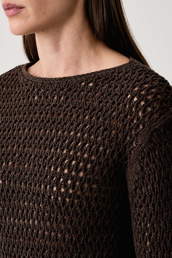 Sweter damski z bawełną Marc O'Polo 5000014400 zielony