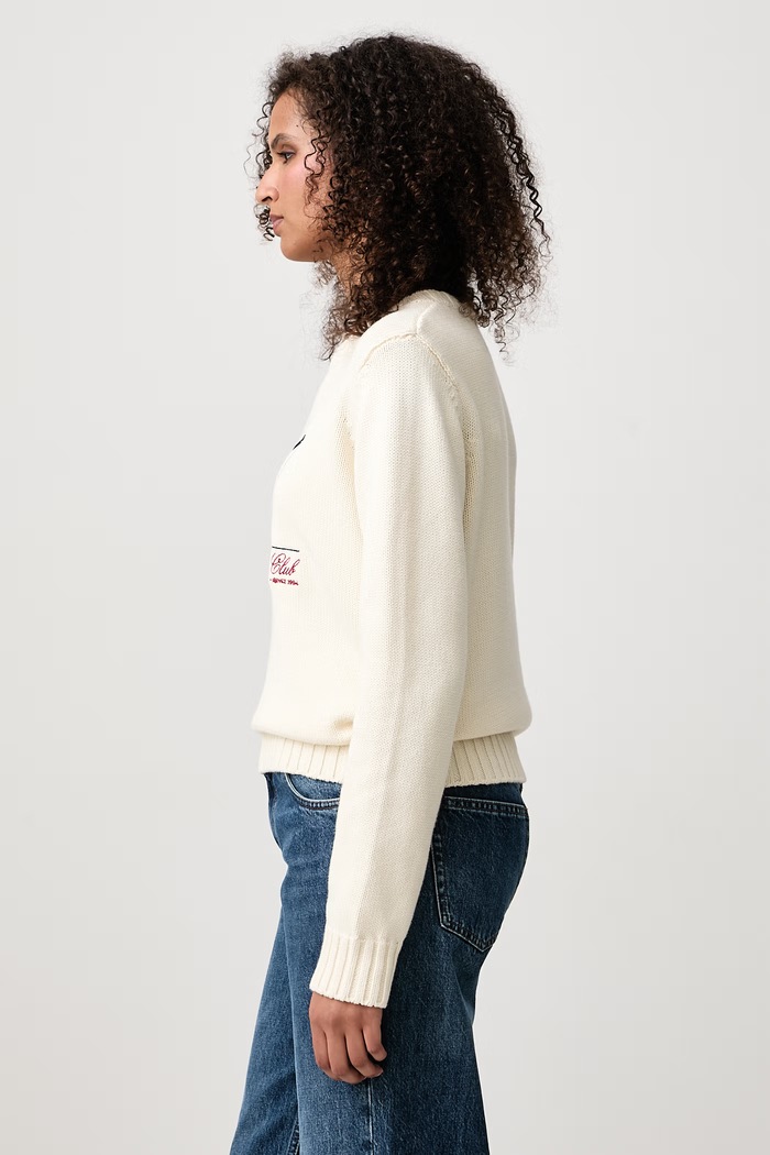 Cross Country sweter bawełniany damski Sporty & Rich WS06582000WH37 beżowy