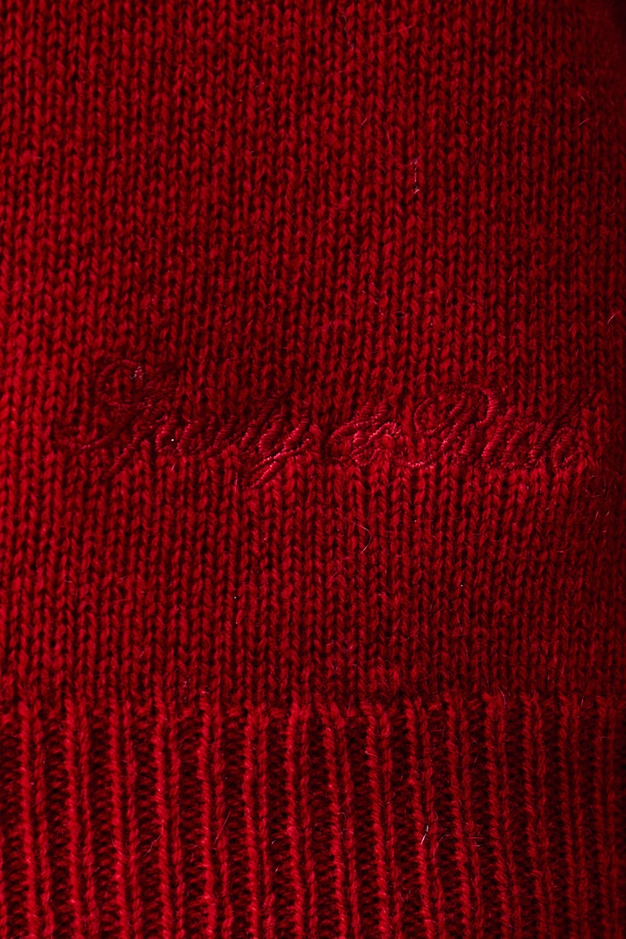 Sporty & Rich Signature Logo kamizelka z kaszmirem damska WS11085326RE15