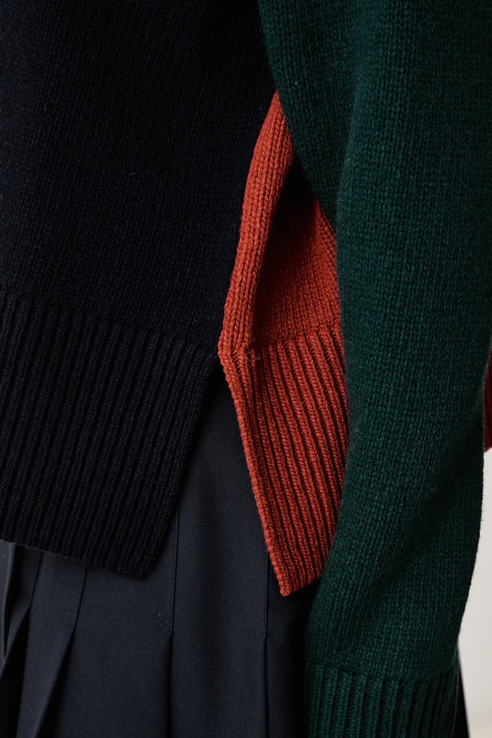 Barbour X PAUL SMITH sweter z wełną damski LKN1865NY73