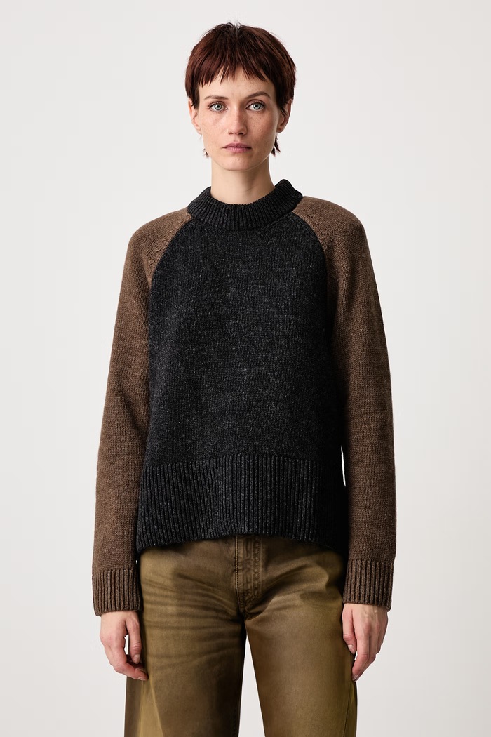 Barbour X PAUL SMITH sweter z wełną damski czarny LKN1865BK11