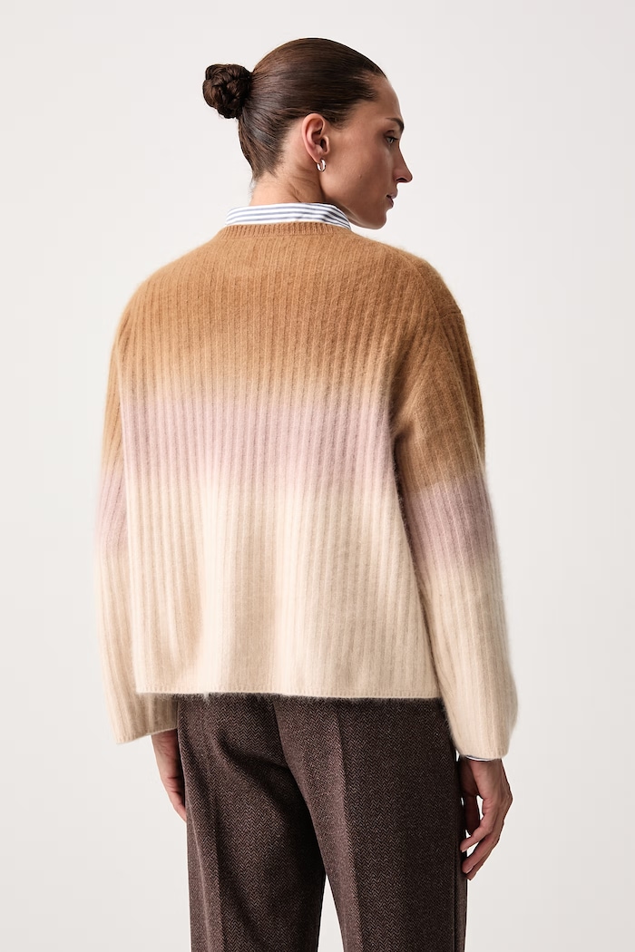 Odzież rag & bone Sweter damski wełniany Jane RG0O26F6MCA beżowy