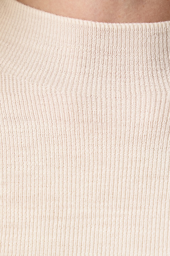 Półgolf dziecięcy wełniany Isabelle Blanche beżowy IS26FW.M219.F005