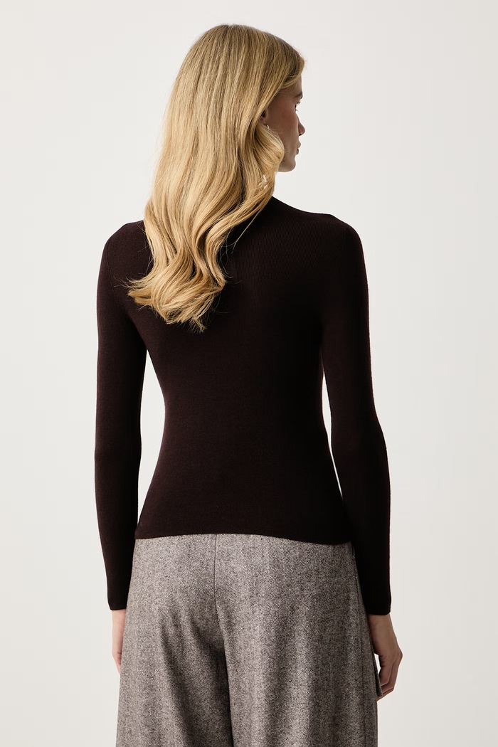 Odzież Isabelle Blanche Półgolf dziecięcy wełniany IS26FW.M219.F005 brązowy