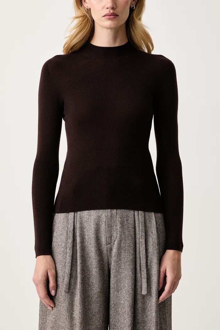 Półgolf dziecięcy wełniany Isabelle Blanche IS26FW.M219.F005 brązowy
